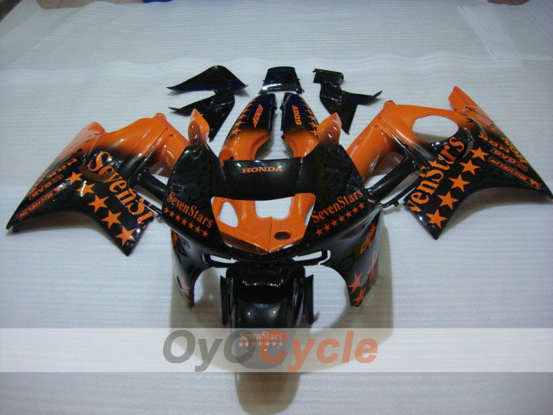 Injection Fairing kit for 97-98 CBR600F3 - Orange, Black - SevenStars #OYO87900057 Secondary image