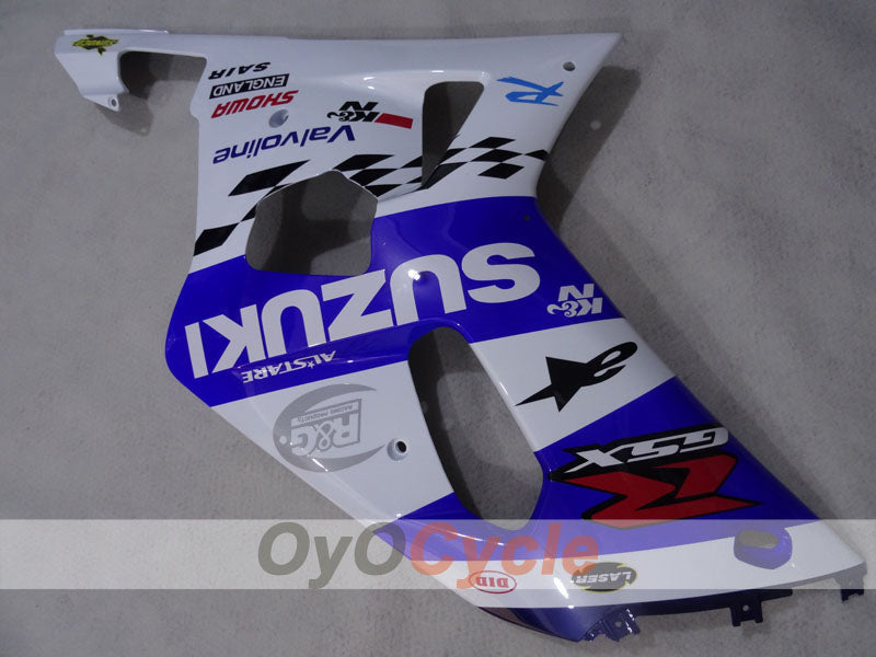 Injection Fairing kit for 00-03 GSX R750 - Blue, White - MICHELIN #OYO87905137