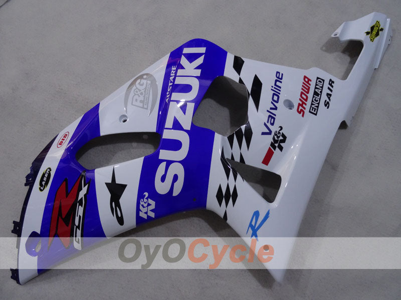 Injection Fairing kit for 00-03 GSX R750 - Blue, White - MICHELIN #OYO87905137