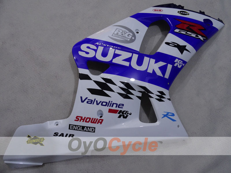 Injection Fairing kit for 00-03 GSX R750 - Blue, White - MICHELIN #OYO87905137