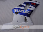 Injection Fairing kit for 00-03 GSX R750 - Blue, White - Factory Style #OYO87905173