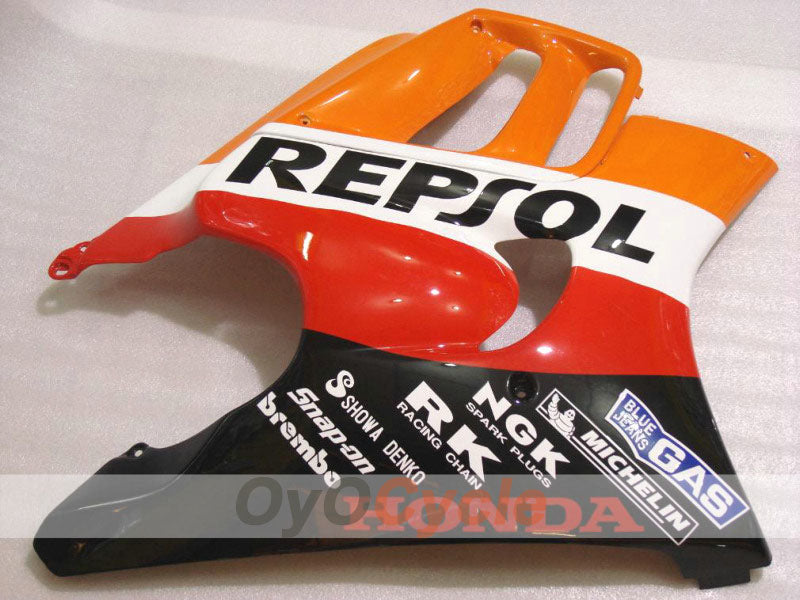 Injection Fairing kit for 97-98 CBR600F3 - Orange, Black - Repsol #OYO87900100