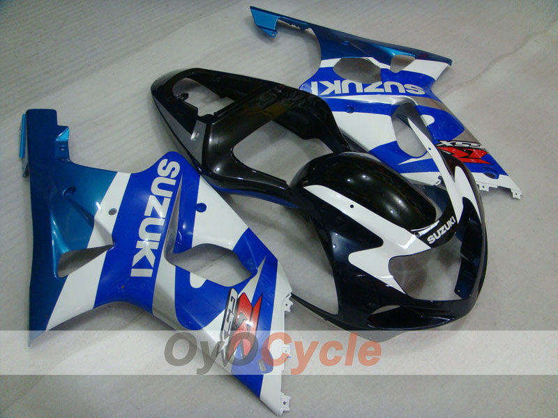 Injection Fairing kit for 00-02 GSX R1000 - Blue, Black - Factory Style #OYO87905128