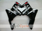 Injection Fairing kit for 00-03 GSX R750 - White, Black - Factory Style #OYO87901122