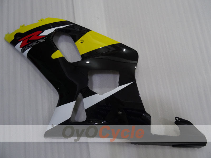 Injection Fairing kit for 00-03 GSX R750 - Yellow, Black - Factory Style #OYO87905178