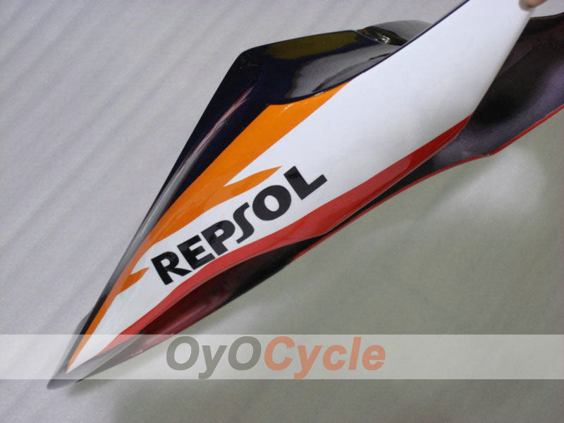 Injection Fairing kit for 07-08 CBR600RR - Orange, Black - Repsol #OYO87900424