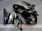 Injection Fairing kit for 00-02 GSX R1000 - Black, Silver - Factory Style #OYO87905211