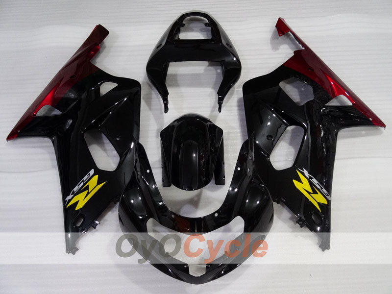 Injection Fairing kit for 01-03 GSX R600 - Red, Black - Factory Style #OYO87905111 Secondary image