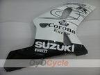 Injection Fairing kit for 01-03 GSX R600 - White, Black - Corona, MOTUL #OYO87905115