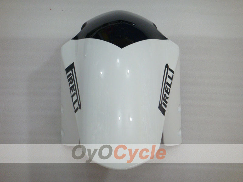 Injection Fairing kit for 01-03 GSX R600 - White, Black - Corona, MOTUL #OYO87905115