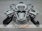 Injection Fairing kit for 00-02 GSX R1000 - White, Black - Corona, MOTUL #OYO87905216