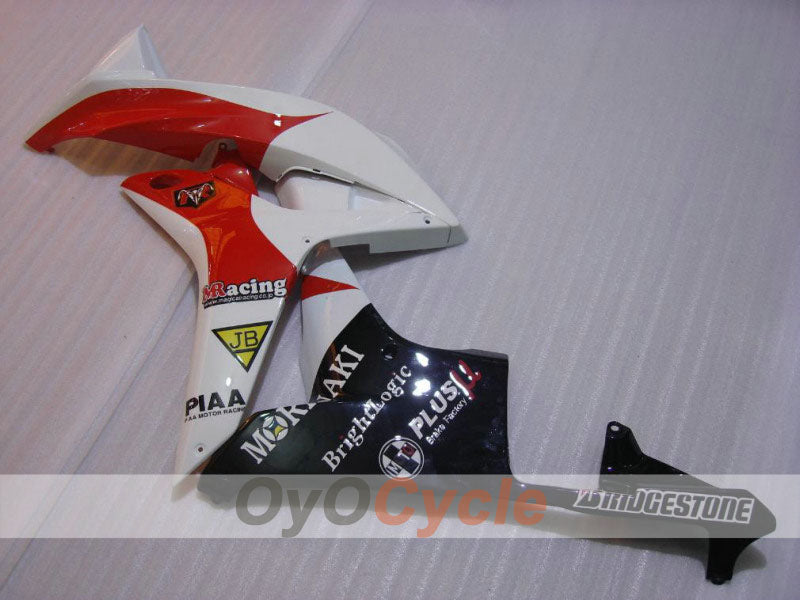 Injection Fairing kit for 07-08 CBR600RR - Red, White - M Racing, Moriwaki #OYO87900374