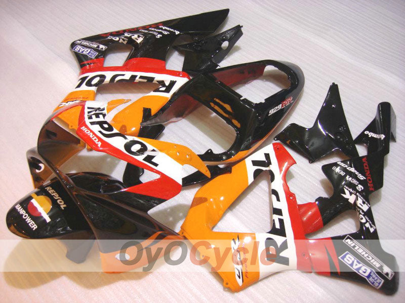 Injection Fairing kit for 00-01 CBR900RR 929 - Yellow, Black - MICHELIN, Repsol #OYO87902734 Main image