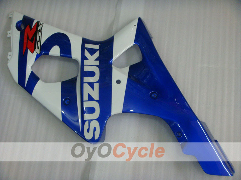 Injection Fairing kit for 00-02 GSX R1000 - Blue, White - Factory Style #OYO87901794