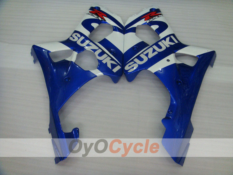 Injection Fairing kit for 00-02 GSX R1000 - Blue, White - Factory Style #OYO87901794