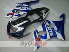 Injection Fairing kit for 00-02 GSX R1000 - Blue, White - Factory Style #OYO87901794