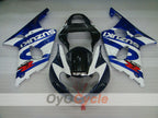 Injection Fairing kit for 00-02 GSX R1000 - Blue, White - Factory Style #OYO87901794
