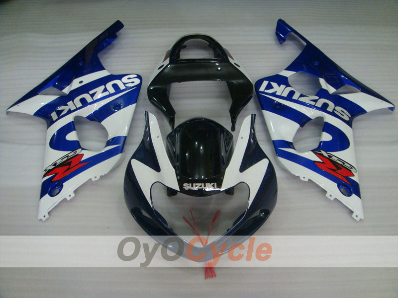 Injection Fairing kit for 00-02 GSX R1000 - Blue, White - Factory Style #OYO87901794