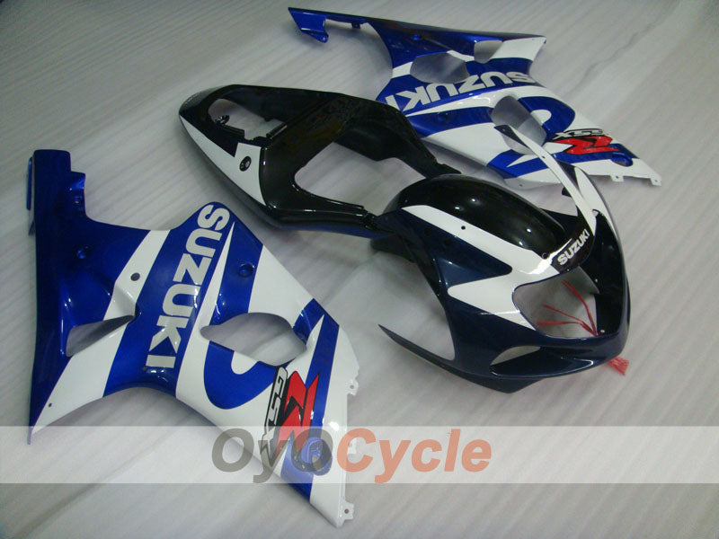 Injection Fairing kit for 00-02 GSX R1000 - Blue, White - Factory Style #OYO87901794 Main image