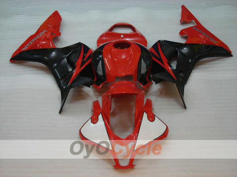 Injection Fairing kit for 07-08 CBR600RR - Red, Black - Factory Style #OYO87900380