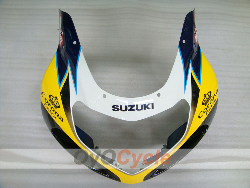 Injection Fairing kit for 00-03 GSX R750 - Yellow, Blue - Corona #OYO87905168