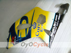 Injection Fairing kit for 00-03 GSX R750 - Yellow, Blue - Corona #OYO87905168