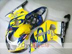 Injection Fairing kit for 00-03 GSX R750 - Yellow, Blue - Corona #OYO87905168