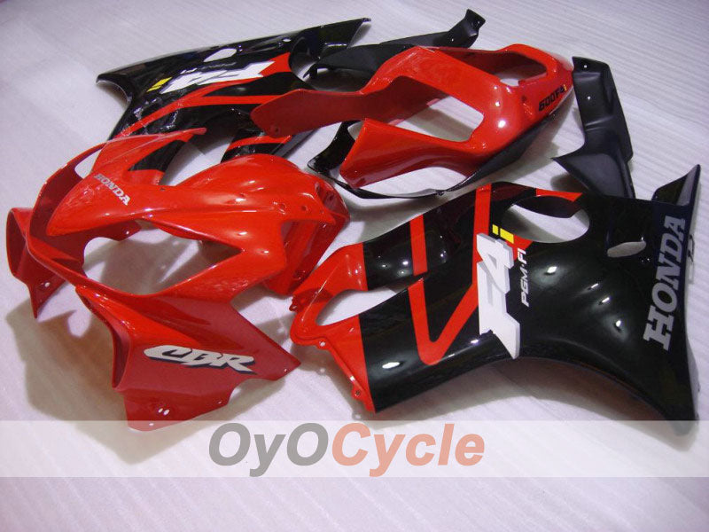 Injection Fairing kit for 01-03 CBR600F4i - Red, Black, Pink - Factory Style #OYO87900183