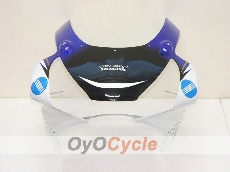 Injection Fairing kit for 02-03 CBR900RR 954 - White, Black - Konica Minolta #OYO87902735
