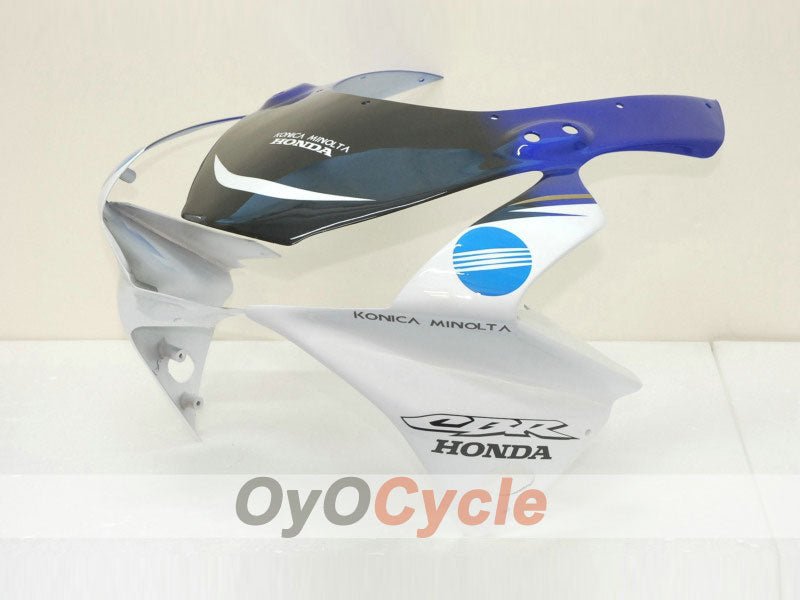 Injection Fairing kit for 02-03 CBR900RR 954 - White, Black - Konica Minolta #OYO87902735
