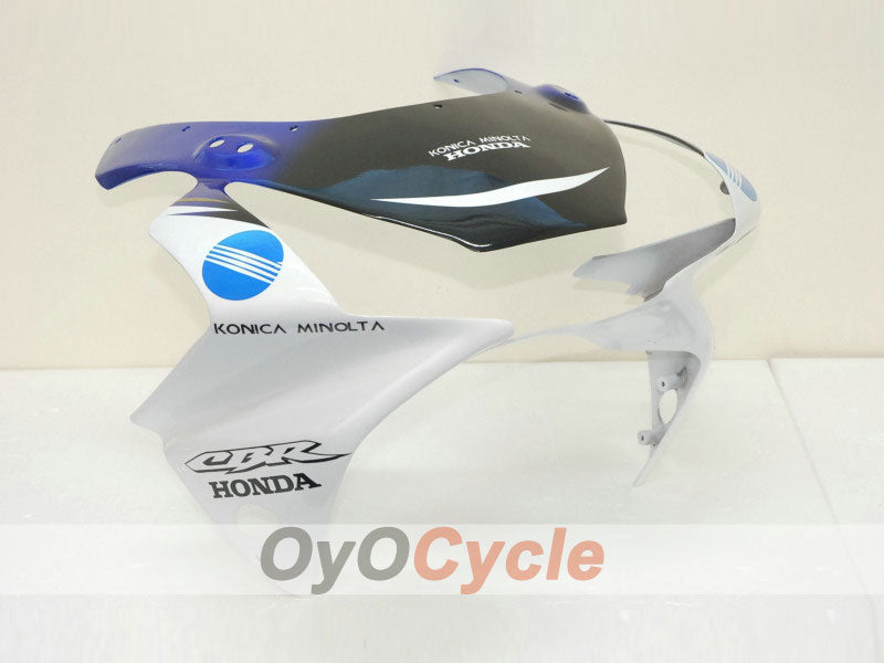 Injection Fairing kit for 02-03 CBR900RR 954 - White, Black - Konica Minolta #OYO87902735