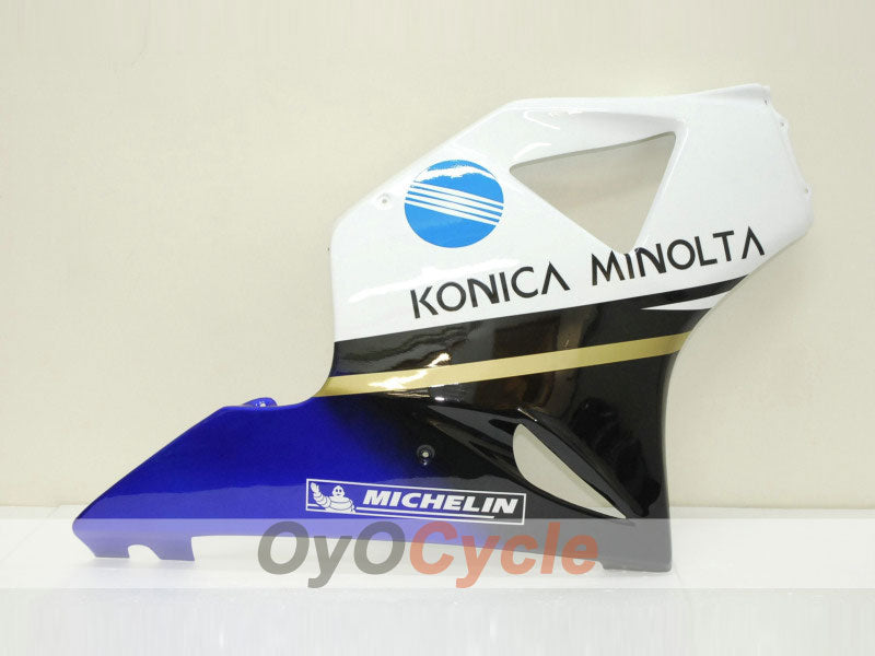 Injection Fairing kit for 02-03 CBR900RR 954 - White, Black - Konica Minolta #OYO87902735