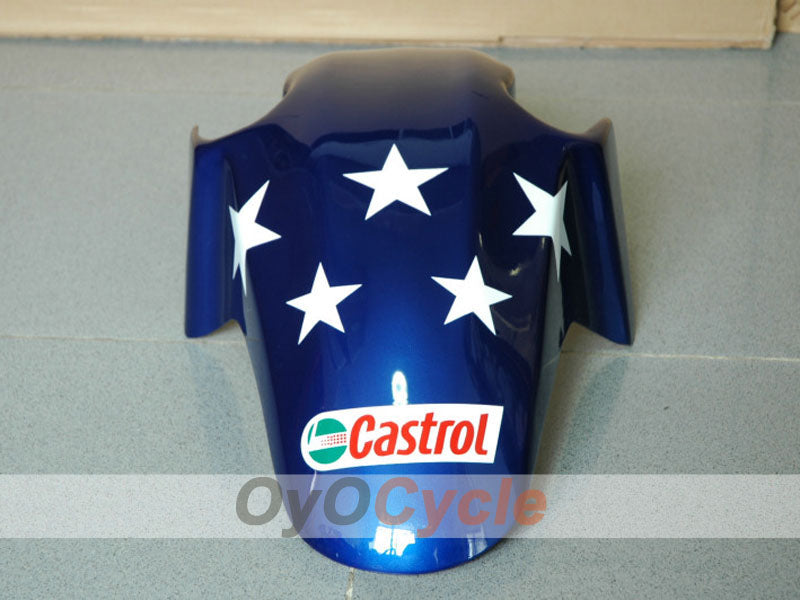 Injection Fairing kit for 99-00 CBR600F4 - Red, Blue - Castrol #OYO87900107
