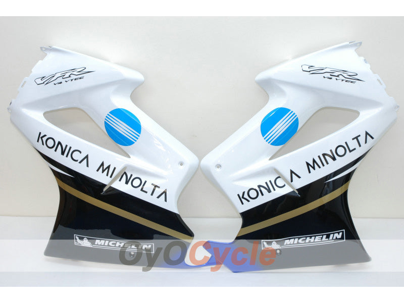 Injection Fairing kit for 02-13 VFR800 - Blue, White - Konica Minolta #OYO87902821 Secondary image
