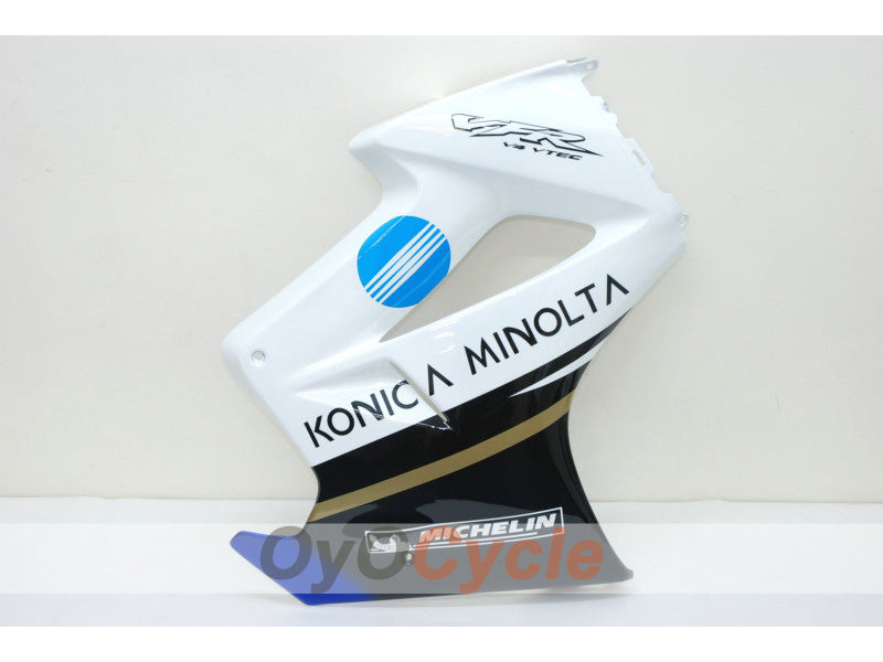 Injection Fairing kit for 02-13 VFR800 - Blue, White - Konica Minolta #OYO87902821