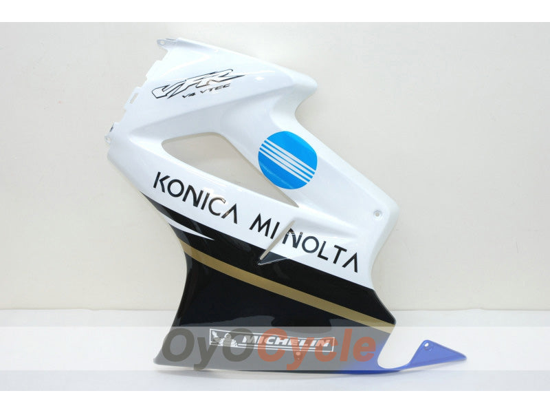 Injection Fairing kit for 02-13 VFR800 - Blue, White - Konica Minolta #OYO87902821