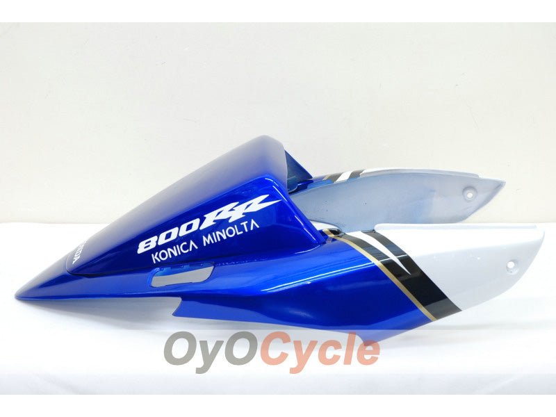 Injection Fairing kit for 02-13 VFR800 - Blue, White - Konica Minolta #OYO87902821