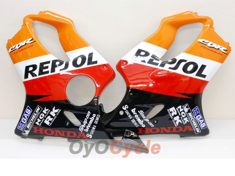 Injection Fairing kit for 04-07 CBR600F4i - Yellow, Black - MICHELIN, Repsol #OYO87900219 Secondary image