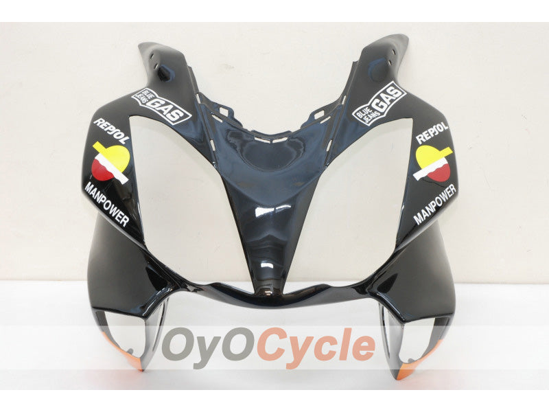 Injection Fairing kit for 02-13 VFR800 - Red, Orange - Repsol #OYO87902833
