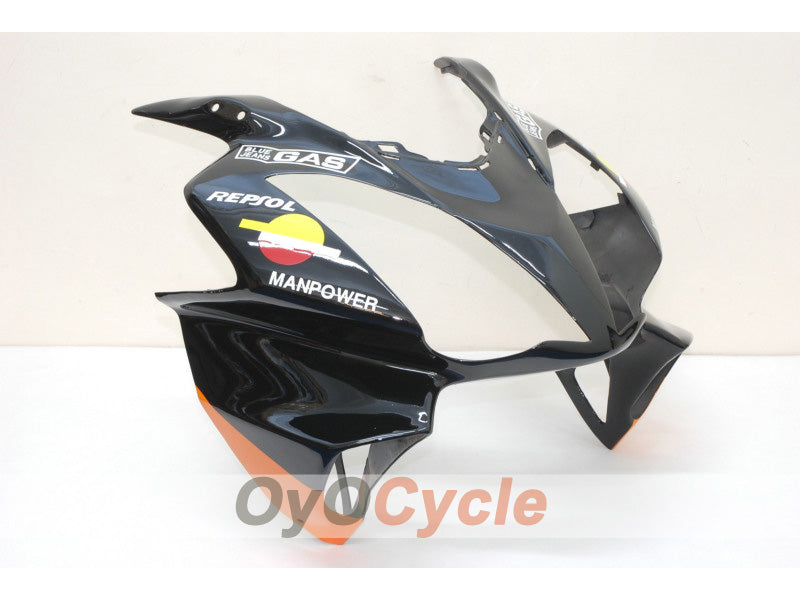 Injection Fairing kit for 02-13 VFR800 - Red, Orange - Repsol #OYO87902833