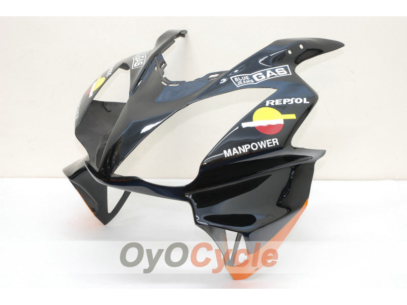Injection Fairing kit for 02-13 VFR800 - Red, Orange - Repsol #OYO87902833