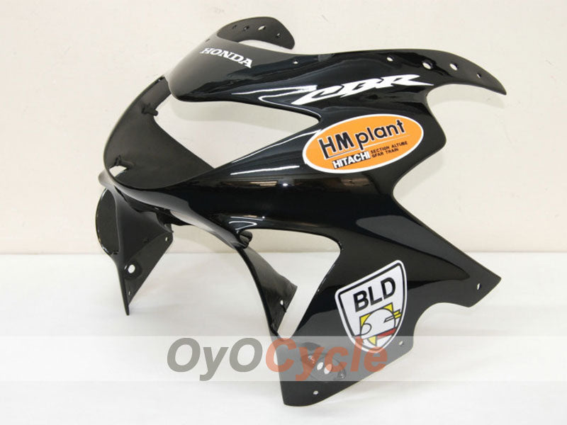 Injection Fairing kit for 99-00 CBR600F4 - Black - Castrol #OYO87900113