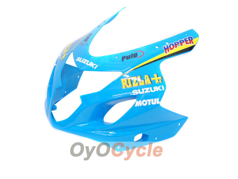 Injection Fairing kit for 04-05 GSX R750 - Yellow, Blue - Rizla+ #OYO87901230