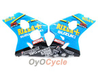 Injection Fairing kit for 04-05 GSX R750 - Yellow, Blue - Rizla+ #OYO87901230