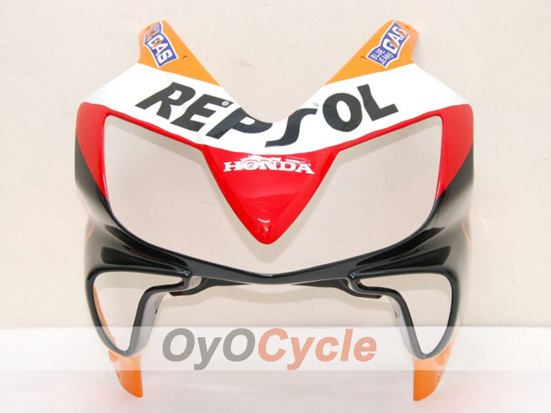 Injection Fairing kit for 01-03 CBR600F4i - Orange, Black - MICHELIN, Repsol #OYO87900190
