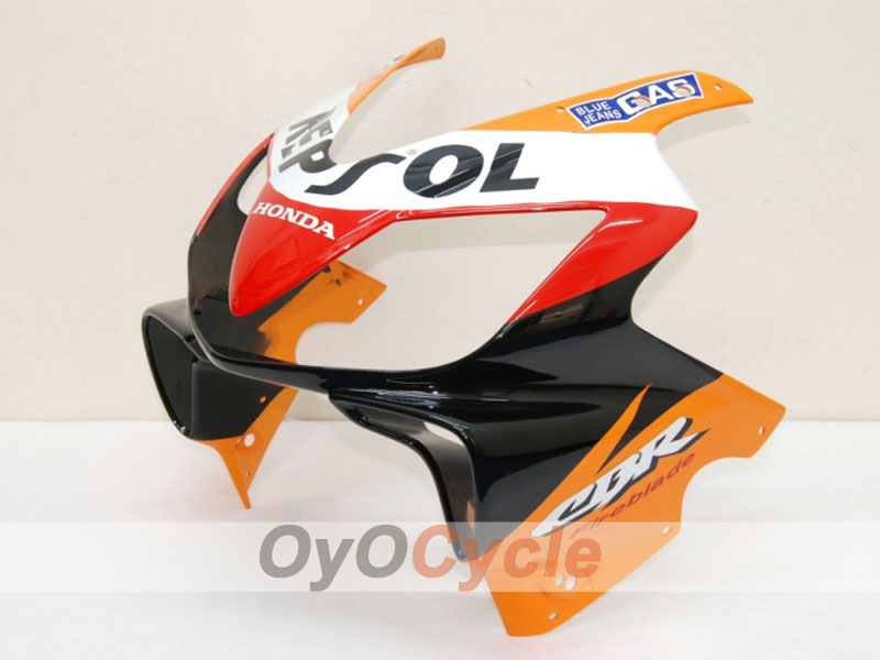 Injection Fairing kit for 01-03 CBR600F4i - Orange, Black - MICHELIN, Repsol #OYO87900190