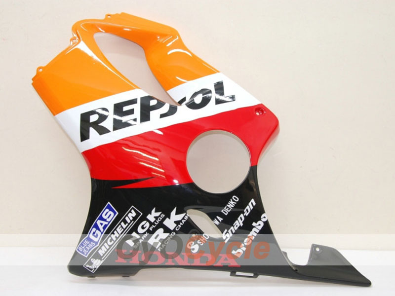 Injection Fairing kit for 01-03 CBR600F4i - Orange, Black - MICHELIN, Repsol #OYO87900190 Secondary image
