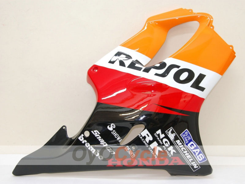 Injection Fairing kit for 01-03 CBR600F4i - Orange, Black - MICHELIN, Repsol #OYO87900190