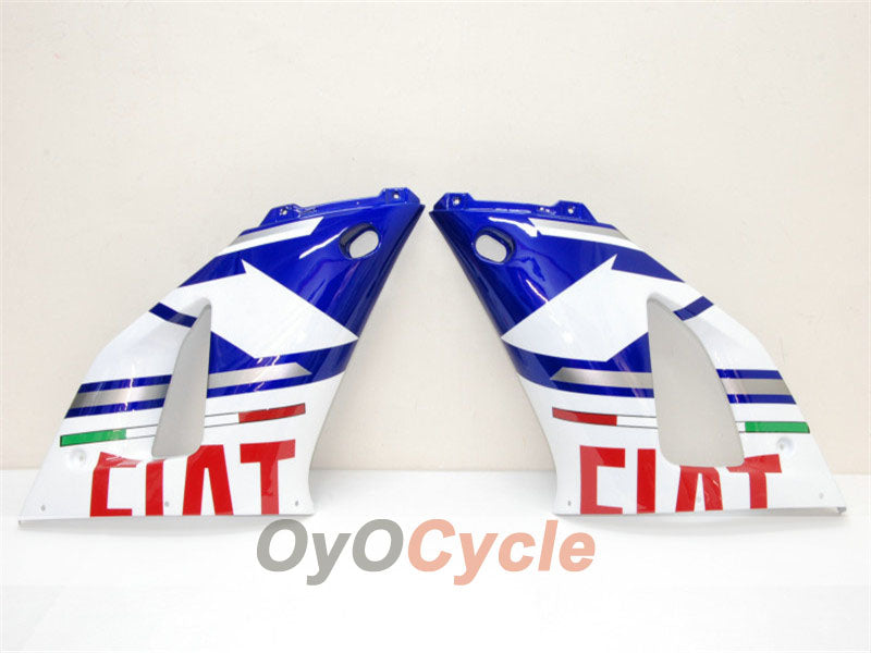 Injection Fairing kit for 00-01 YZF-R1 - Blue, White - FIAT, MOTUL #OYO87900761