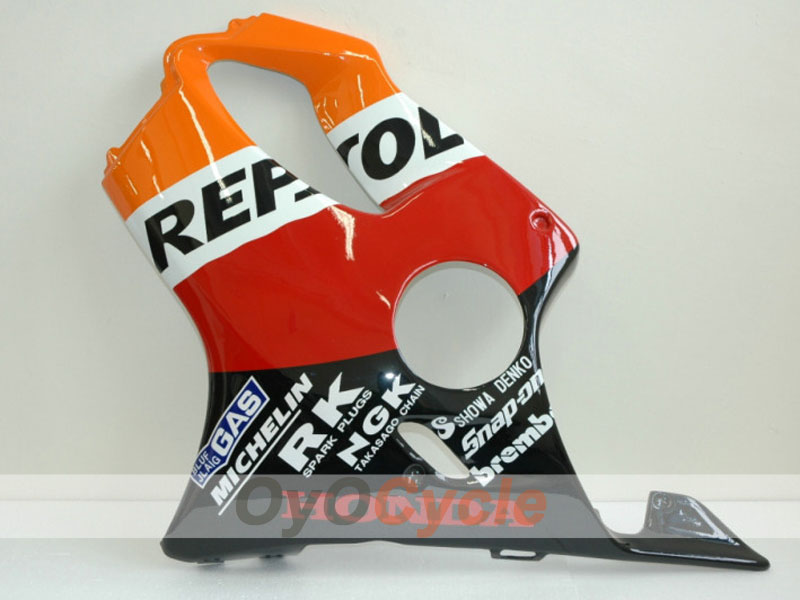 Injection Fairing kit for 01-03 CBR600F4i - Orange, Black - MICHELIN, Repsol #OYO87900188 Secondary image